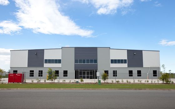 Szybkie montaż Przemysłowe prefabrykowane budynki stalowe Metalowe fabryki prefabrykowane