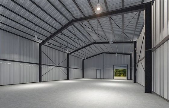 Prefabrykowane ramy stalowe Skład budowlany Metalowe zestawy budowlane Stalowe konstrukcje warsztaty