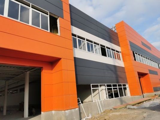 Prefabrykowany warsztat konstrukcji ciężkiej stali z elastycznym układem