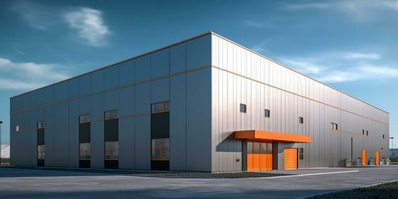 Niestandardowe budynki składowe stalowe z galwanizowanym połączeniem C/Z Purlin