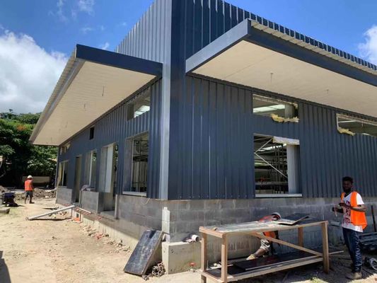 Wielopiętrowa prefabrykowana konstrukcja stalowa budynki dźwigni powietrznych z baldachami z dostosowaniem próbek mezzanine