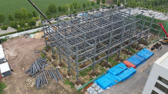 Komercyjnie zaprojektowany prefabrykowany magazyn przemysłowy ze stali KXD