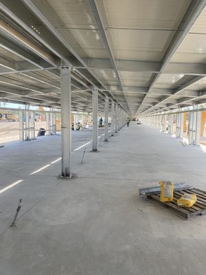 Specjalistyczne szyby prefabrykowane stalowe magazyn szybka instalacja