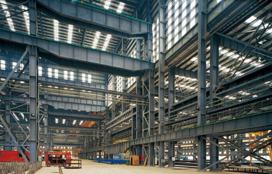Niestandardowe Q355B Pre-Engineered Modular Prefab Industrial Warehouse Structure Building Budowa konstrukcji stalowej