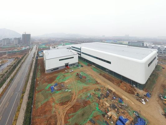 Glass Curtain Wall Modern Designed Metal Frame Showroom Shopping Mall