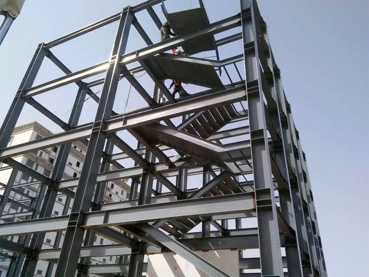3-5 pięter Prefabrykowane stalowe ramy Skład Biura Centrum handlowe Budynki handlowe