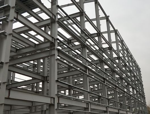 2-3 piętra wysokiego budynku konstrukcji sekcjonalnej stalowej ramy budynku prefabrykowanego
