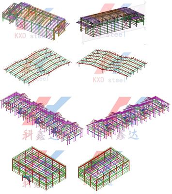 Wykorzystane na zamówienie budynki stalowe architektoniczne przez KXD