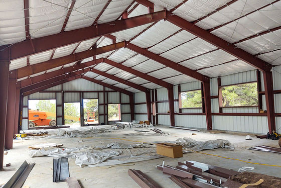 Stalowe zestawy magazynowe 40x60 Barndominium Structure Steel Metal Building