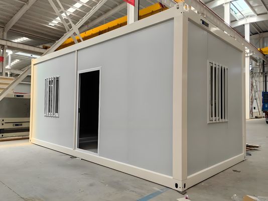 20 stóp szybko zainstalowany dom kontenerowy z płaskim opakowaniem